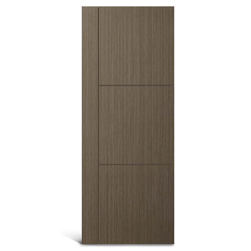 3 แผงเท่ากับ 1 แผงแนวตั้งร่อง PVC Moulded ประตู