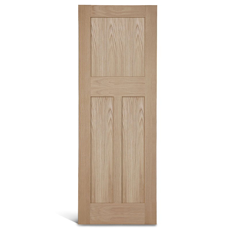 3 บานเรียบแนวตั้งพร้อมบานตู้ไม้โอ๊คสี่เหลี่ยม