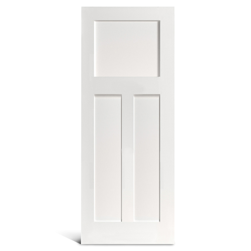 ประตูเชคเกอร์เคลือบสีพื้น 3 แผง