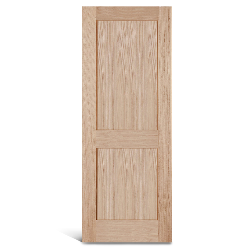 บานตู้ไม้โอ๊ค 2 บานแบน