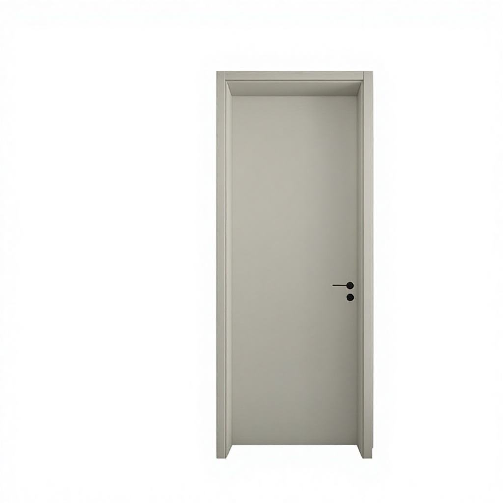 ประตู MDF ไม้ PVC Oupai ใบรับรอง CE Saso GOST-R
