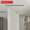 ประตู MDF ไม้ PVC Oupai ใบรับรอง CE Saso GOST-R